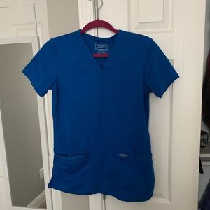 Royal Blue Scrub top